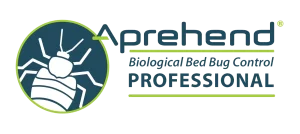 Aprehend Biological Control logo, one of the advanced products used in our bed bug chemical spray treatment services in Milwaukee.